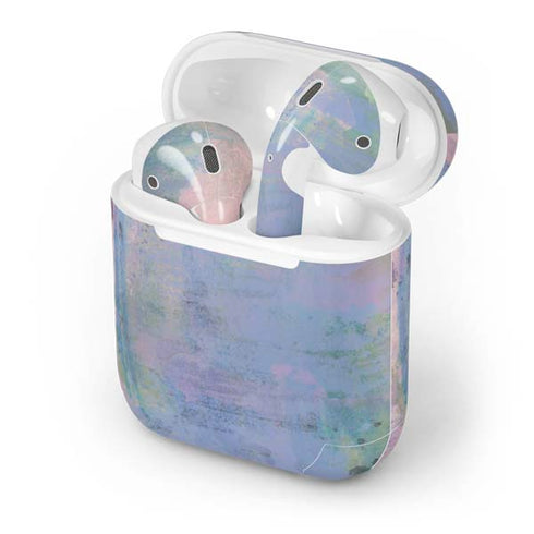 Rose Quartz & Serenity Abstract Apple AirPods Skin