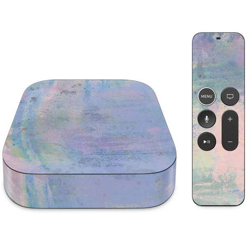 Rose Quartz & Serenity Abstract Apple TV Skin