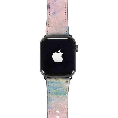 Rose Quartz & Serenity Abstract Apple Watch Band 38-40mm