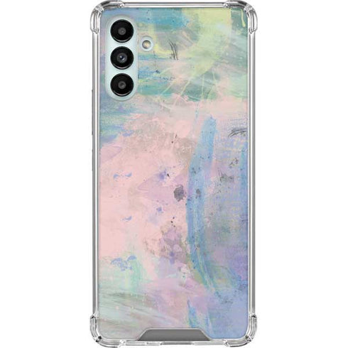 Rose Quartz & Serenity Abstract Galaxy A13 5G Clear Case