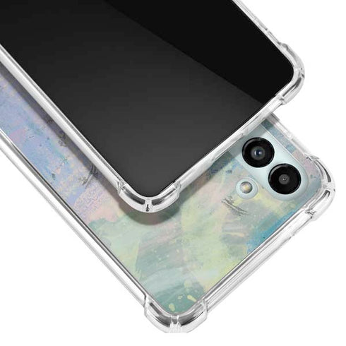 Rose Quartz & Serenity Abstract Galaxy A13 5G Clear Case