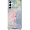 Rose Quartz & Serenity Abstract Galaxy A14 5G Clear Case