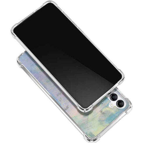 Rose Quartz & Serenity Abstract Galaxy A15 5G Clear Case