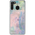 Rose Quartz & Serenity Abstract Galaxy A21 Clear Case