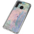 Rose Quartz & Serenity Abstract Galaxy A21 Clear Case
