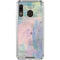 Rose Quartz & Serenity Abstract Galaxy A30 Clear Case