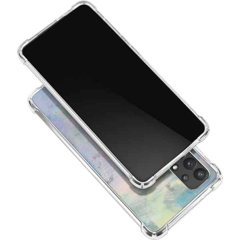 Rose Quartz & Serenity Abstract Galaxy A32 5G Clear Case