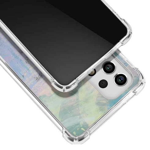 Rose Quartz & Serenity Abstract Galaxy A53 5G Clear Case