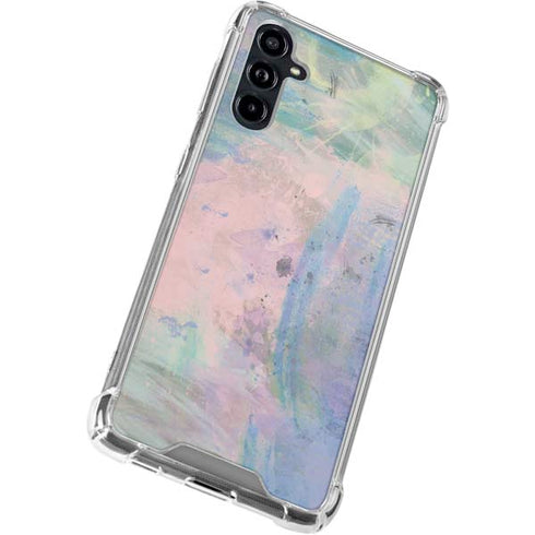 Rose Quartz & Serenity Abstract Galaxy A54 5G Clear Case