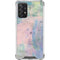 Rose Quartz & Serenity Abstract Galaxy A72 5G Clear Case