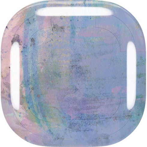 Rose Quartz & Serenity Abstract Galaxy Buds Live Skin