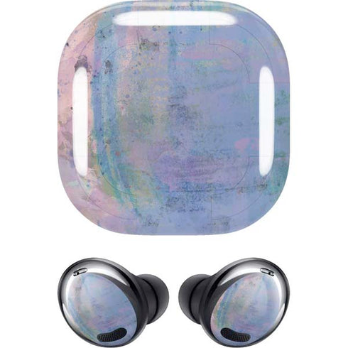 Rose Quartz & Serenity Abstract Galaxy Buds Pro Skin