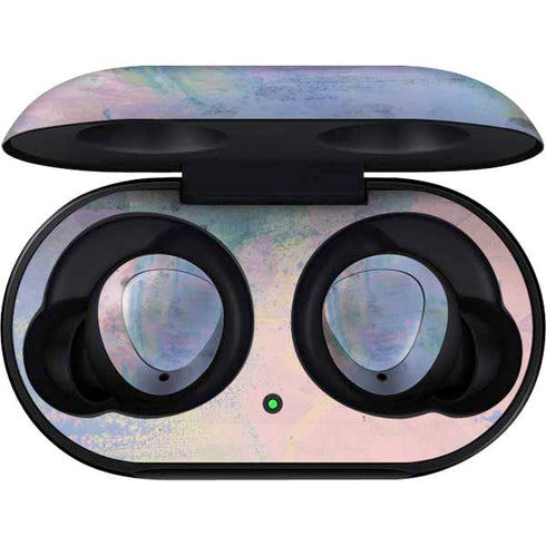 Rose Quartz & Serenity Abstract Galaxy Buds Skin