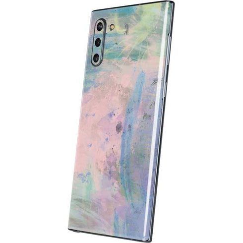 Rose Quartz & Serenity Abstract Galaxy Note 10 Skin
