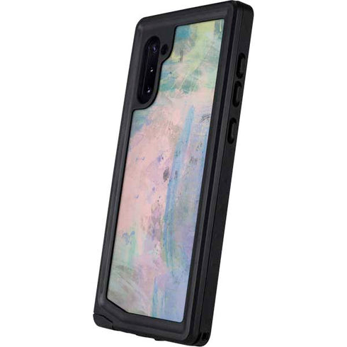 Rose Quartz & Serenity Abstract Galaxy Note 10 Waterproof Case