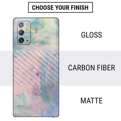 Rose Quartz & Serenity Abstract Galaxy Note20 5G Skin