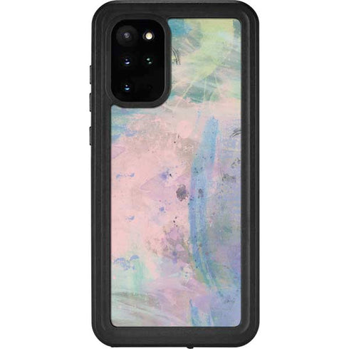 Rose Quartz & Serenity Abstract Galaxy S20 Plus Waterproof Case