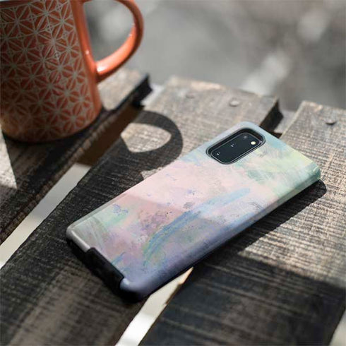 Rose Quartz & Serenity Abstract Galaxy S20 Pro Case