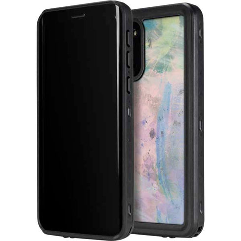 Rose Quartz & Serenity Abstract Galaxy S20 Waterproof Case