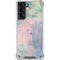 Rose Quartz & Serenity Abstract Galaxy S21 5G Clear Case