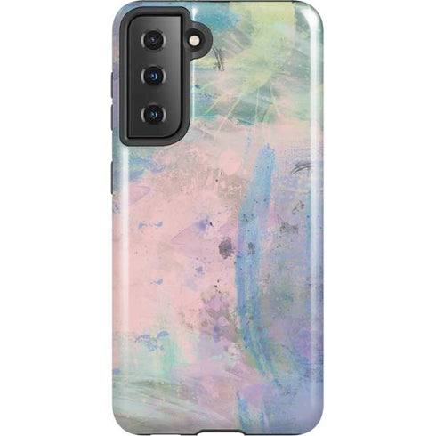 Rose Quartz & Serenity Abstract Galaxy S21 5G Pro Case