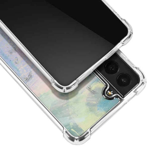 Rose Quartz & Serenity Abstract Galaxy S21 Plus 5G Clear Case