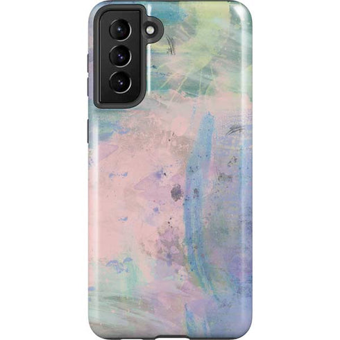Rose Quartz & Serenity Abstract Galaxy S21 Plus 5G Pro Case