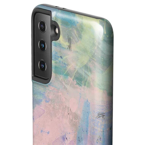 Rose Quartz & Serenity Abstract Galaxy S21 Plus 5G Pro Case
