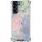 Rose Quartz & Serenity Abstract Galaxy S22 Clear Case