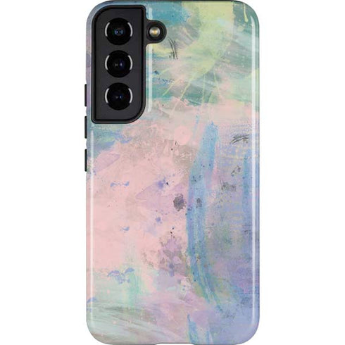 Rose Quartz & Serenity Abstract Galaxy S22 Pro Case