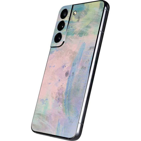 Rose Quartz & Serenity Abstract Galaxy S22 Skin