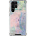Rose Quartz & Serenity Abstract Galaxy S22 Ultra Clear Case