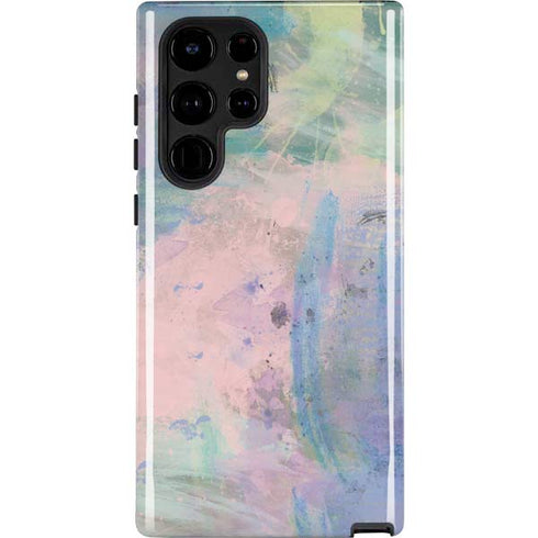 Rose Quartz & Serenity Abstract Galaxy S22 Ultra Pro Case