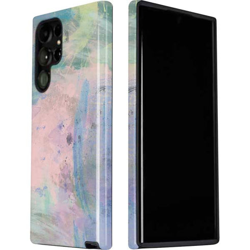 Rose Quartz & Serenity Abstract Galaxy S22 Ultra Pro Case