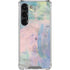 Rose Quartz & Serenity Abstract Galaxy S23 Clear Case