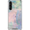Rose Quartz & Serenity Abstract Galaxy S23 Plus Clear Case