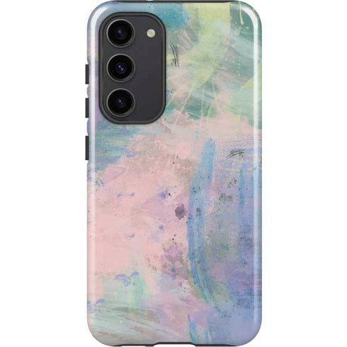 Rose Quartz & Serenity Abstract Galaxy S23 Plus Pro Case