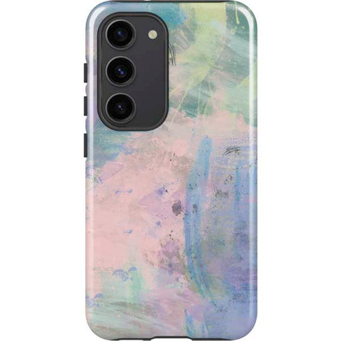 Rose Quartz & Serenity Abstract Galaxy S23 Pro Case