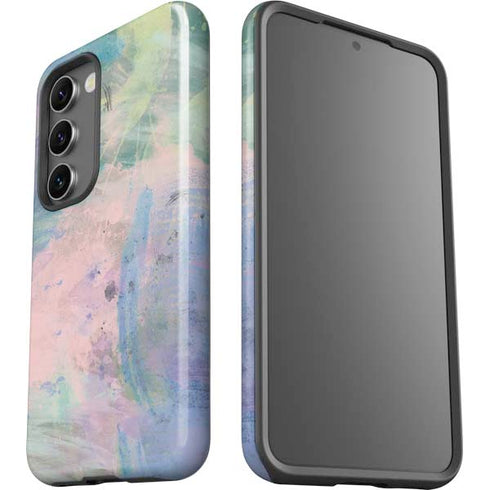 Rose Quartz & Serenity Abstract Galaxy S23 Pro Case