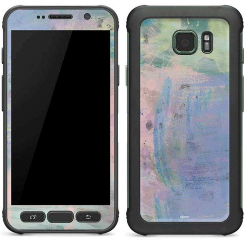 Rose Quartz & Serenity Abstract Galaxy S7 Active Skin