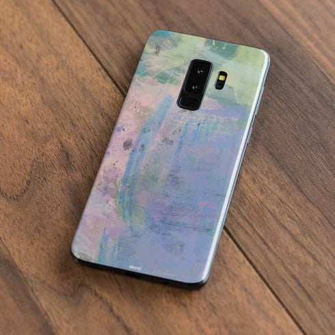 Rose Quartz & Serenity Abstract Galaxy S9 Plus Skin