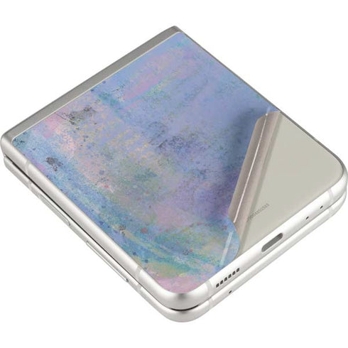 Rose Quartz & Serenity Abstract Galaxy Z Flip3 5G Skin