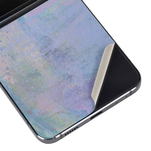 Rose Quartz & Serenity Abstract Galaxy Z Flip5 5G Skin