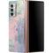 Rose Quartz & Serenity Abstract Galaxy Z Fold2 5G Skin
