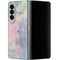 Rose Quartz & Serenity Abstract Galaxy Z Fold4 5G Skin