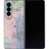 Rose Quartz & Serenity Abstract Galaxy Z Fold4 5G Skin