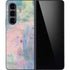 Rose Quartz & Serenity Abstract Galaxy Z Fold5 5G Skin