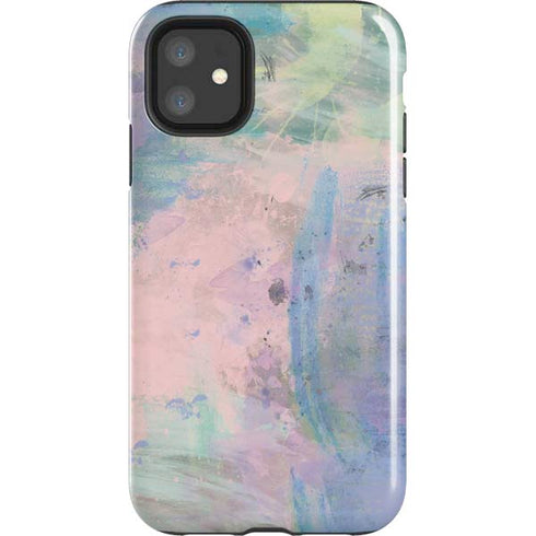 Rose Quartz & Serenity Abstract iPhone 11 Impact Case