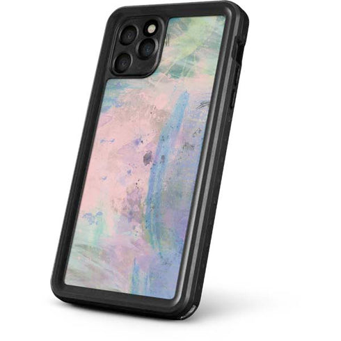 Rose Quartz & Serenity Abstract iPhone 11 Pro Max Waterproof Case