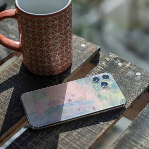 Rose Quartz & Serenity Abstract iPhone 11 Pro Skin